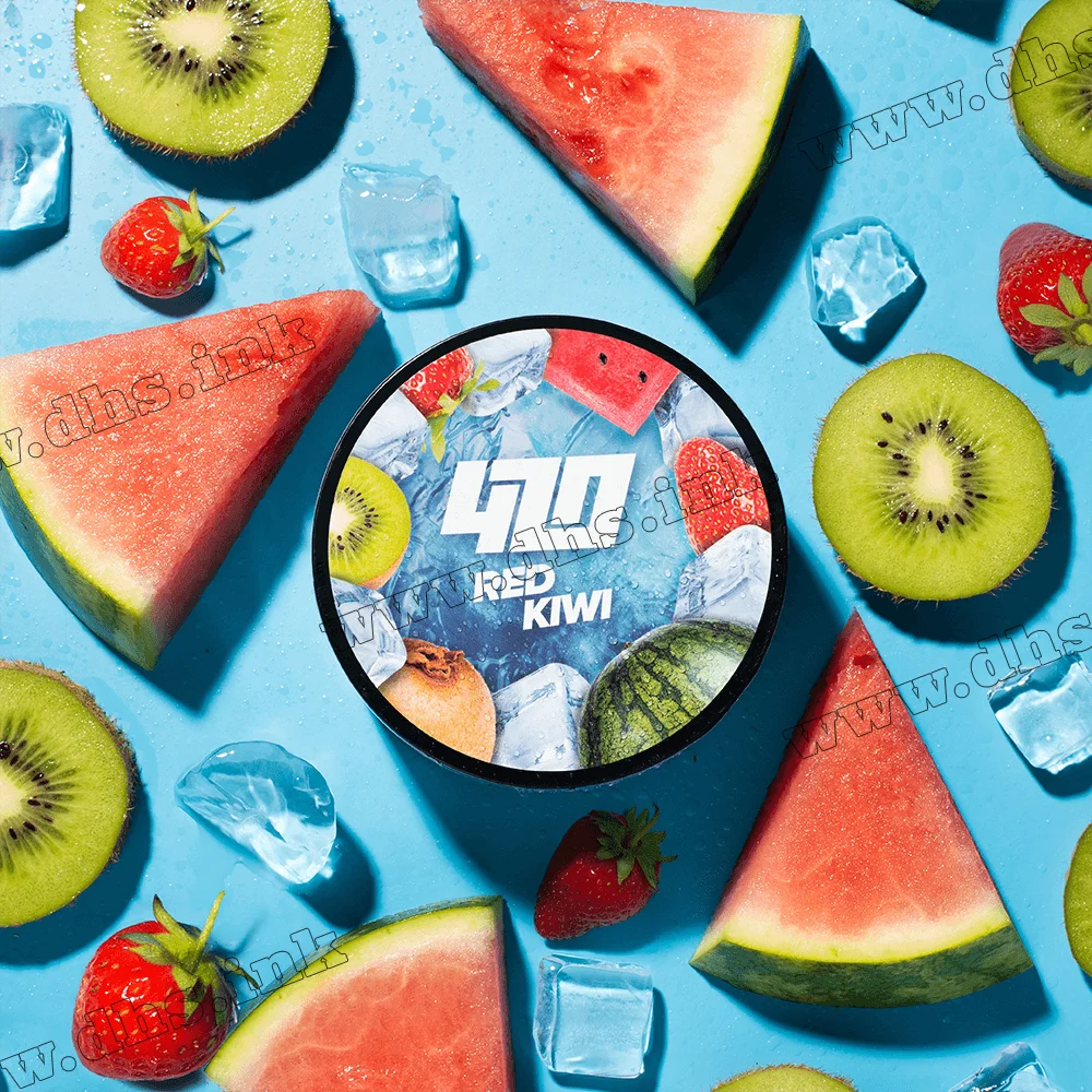 Табак 420 (medium) Frost Line - Red Kiwi (Киви, Арбуз, Клубника, Лед) 250г Табак 420 (medium) Frost Line - Red Kiwi (Киви, Арбуз, Клубника, Лед) 250г